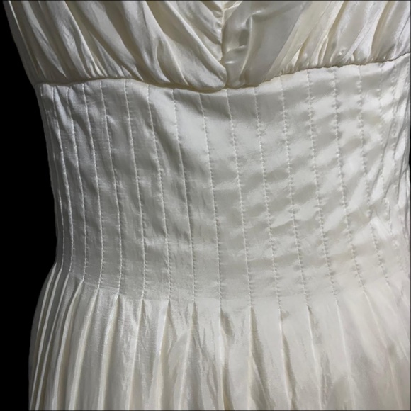 NWT Suzi Chin For Maggie Boutique Diamond white dress Size 8 - Picture 7 of 16